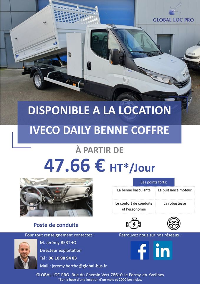 Global Loc Pro Iveco fiat Professional Yvelines utilitaires poid lourds camion