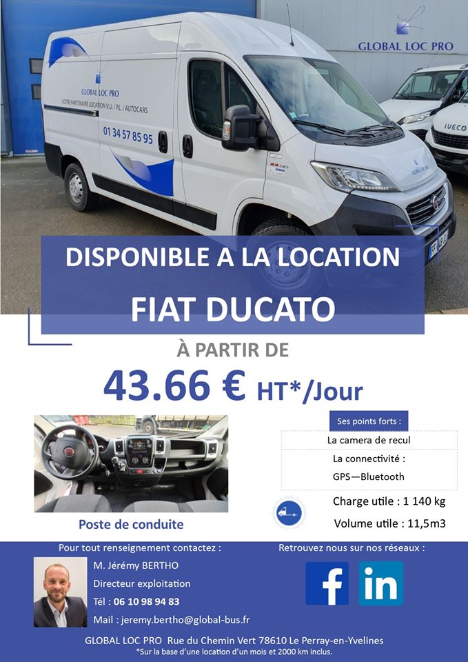 Global Loc Pro Iveco fiat Professional Yvelines utilitaires poid lourds camion