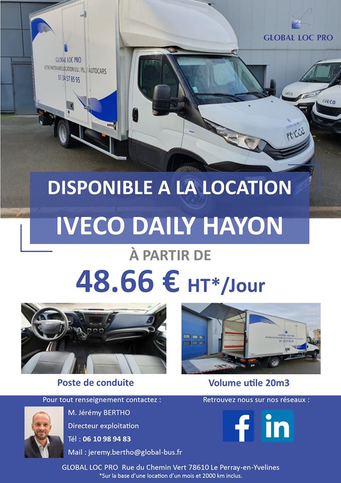 Global Loc Pro Iveco fiat Professional Yvelines utilitaires poid lourds camion