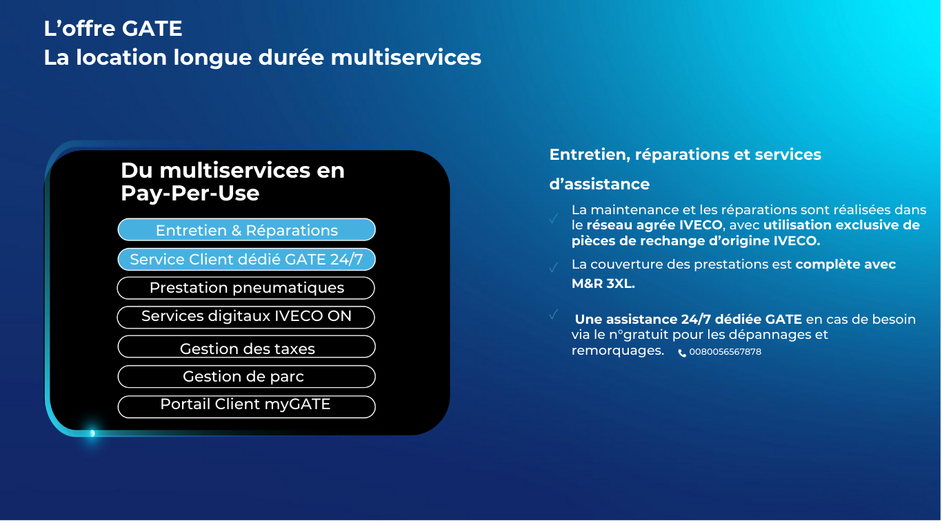 Entretien / Réparation, service Gate 24/7