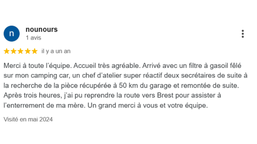 Avis Google Global Trucks IVECO 78 Yvelines