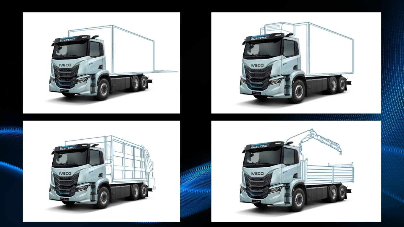 Différentes options de carrossage pour un IVECO S-eWay MY 24 Yvelines 78