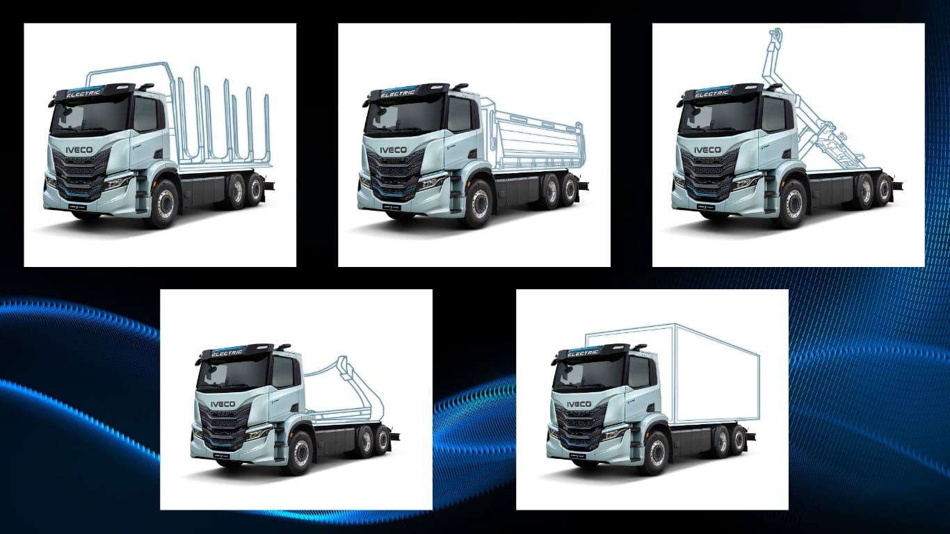 Différentes options de carrossage sur un IVECO S-eWay MY 24