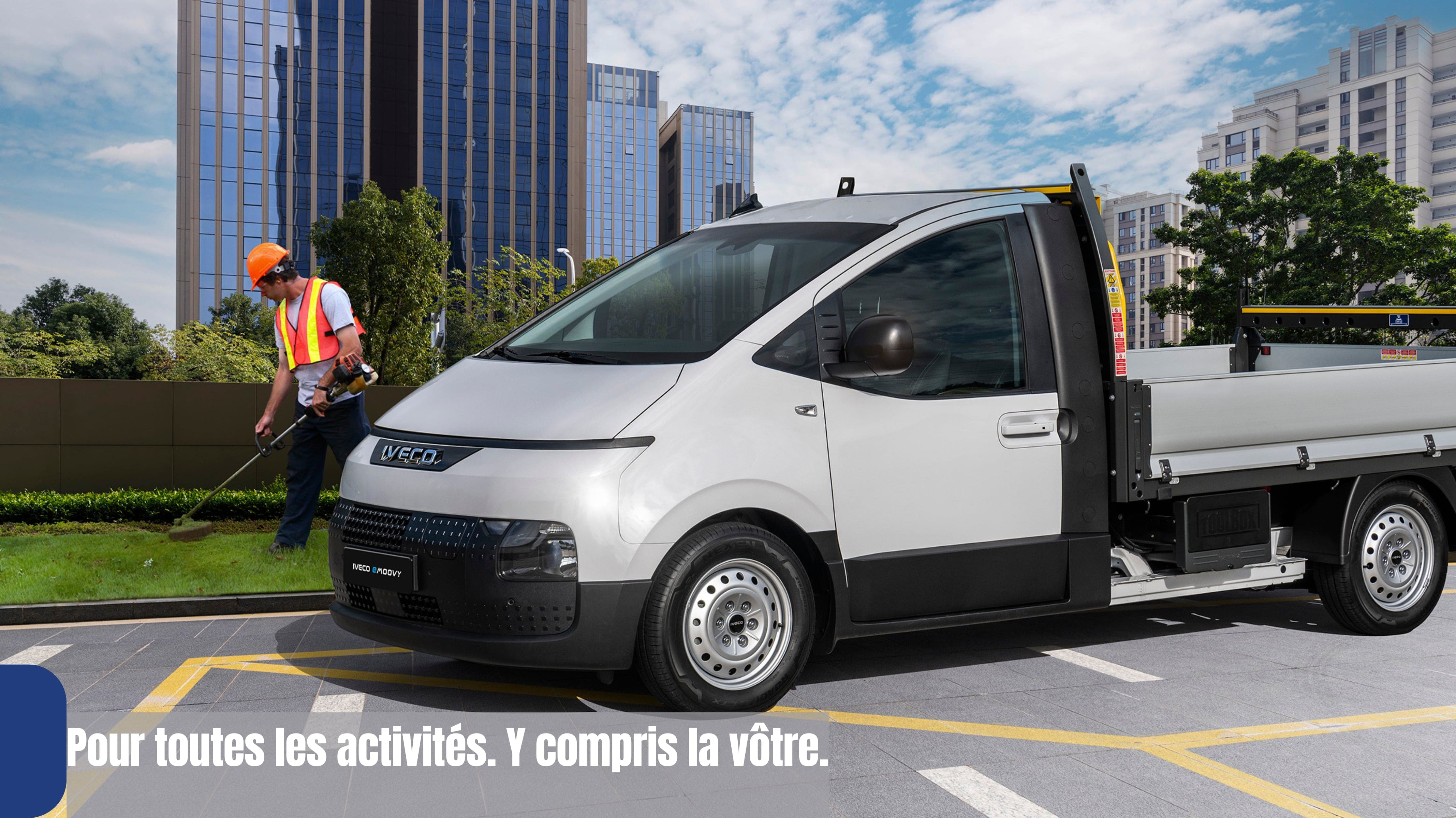 IVECO eMOOVY benne et coffre 78 Yvelines