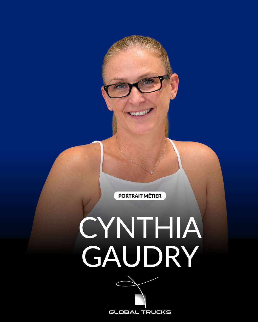 Portrait métier de Cynthia GAUDRY, Responsable Recouvrement chez Global Trucks
