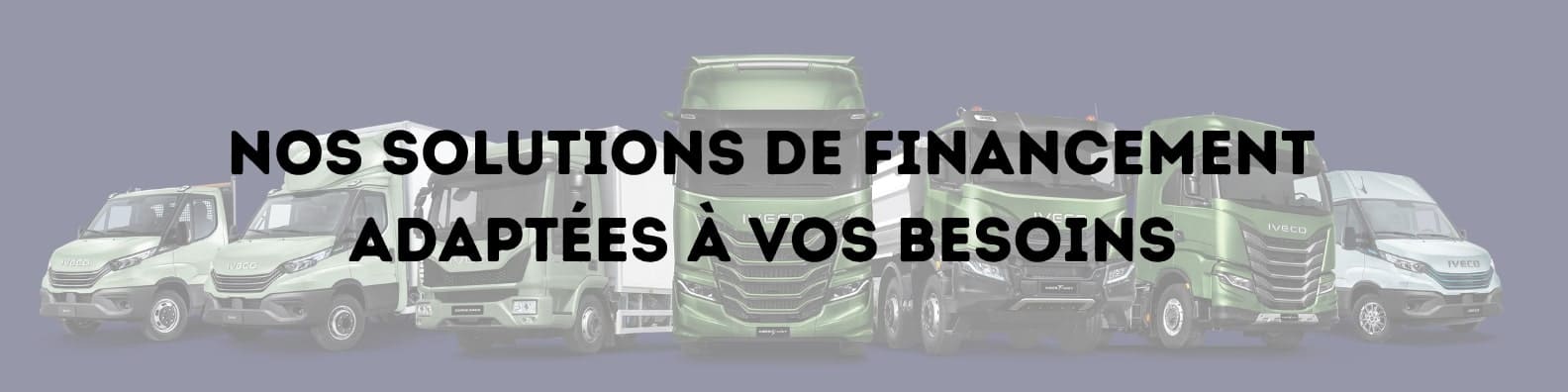 Vos solutions de financement 