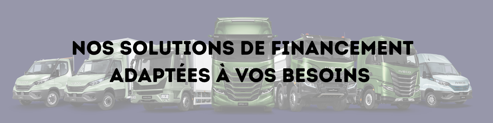 Vos solutions de financement 