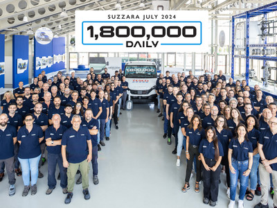 IVECO célèbre le 1 800 000e Daily sorti de l'usine de Suzzara