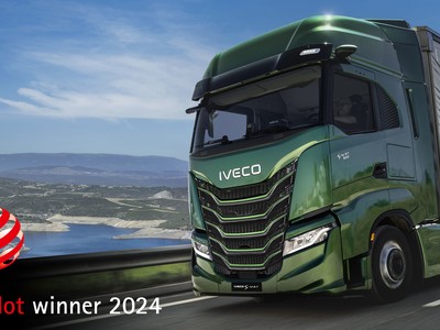 IVECO S-Way remporte le prestigieux Red Dot Award 2024 dans la catégorie Product Design.