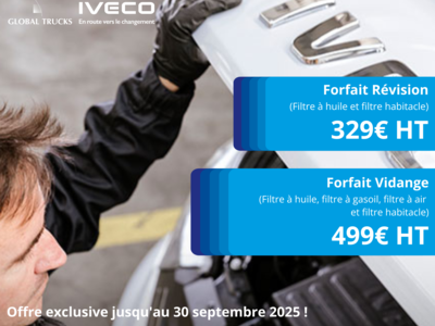 Offres Entretien Iveco Daily : Sécurité & Performance garanties