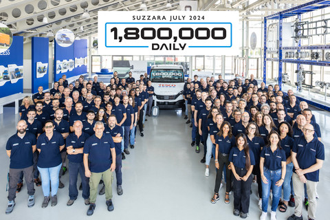 IVECO célèbre le 1 800 000e Daily sorti de l'usine de Suzzara